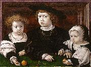 Jan Gossaert Mabuse The Three Children of Christian II of Denmark oil painting picture wholesale